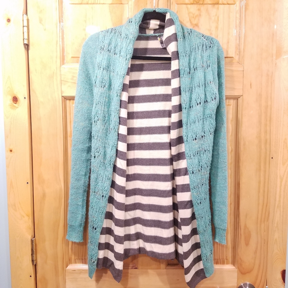 Bke blue cardigan size S